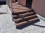 Монтаж патио/крыльца с лестницей из террасной доски Good Cover Стандарт 22мм цвет коричневый
