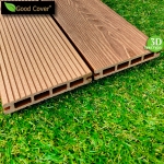 Декинг, террасная доска из ДПК Good Cover 3D коричневый