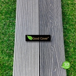 Декинг, террасная доска из ДПК Good Cover 3D графит