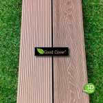 Декинг, террасная доска из ДПК Good Cover 3D коричневый