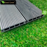 Декинг, террасная доска из ДПК Good Cover 3D графит